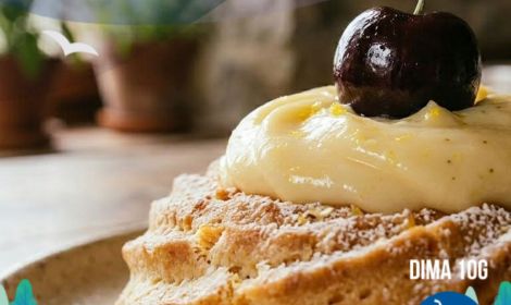 Zeppole di San Giuseppe cheto (con crema al limone)
