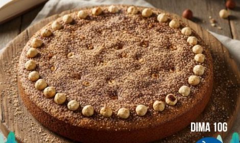 Torta alle nocciole piemontese chetogenica (senza glutine)