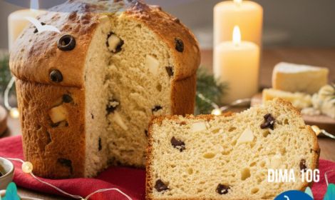 Panettone salato cheto vegetariano