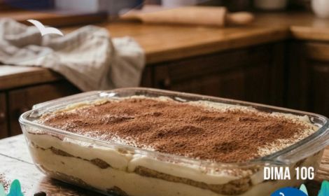 Tiramisù cheto completo (con biscotti homemade)