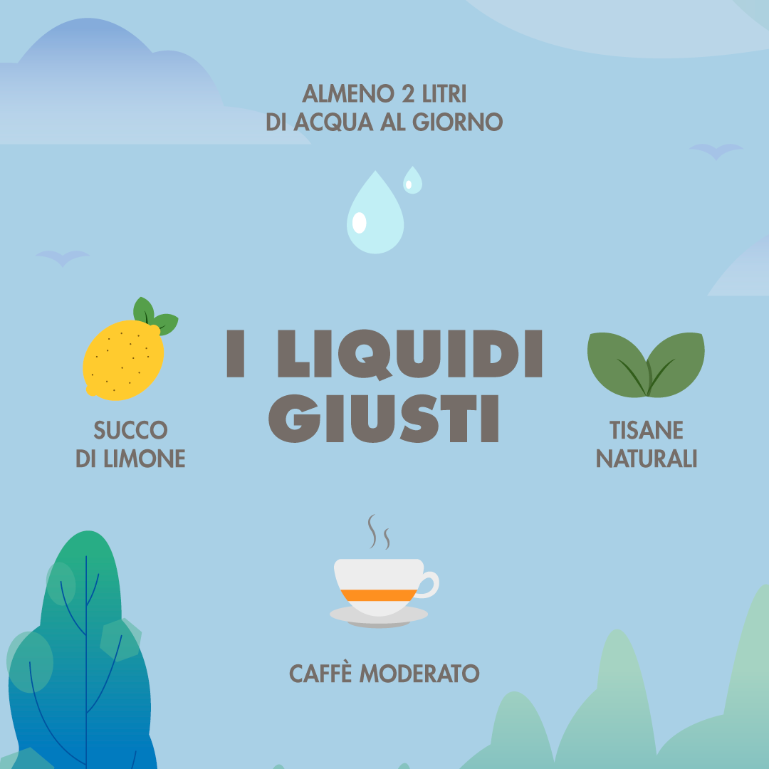 come dimagrire con i liquidi giusti
