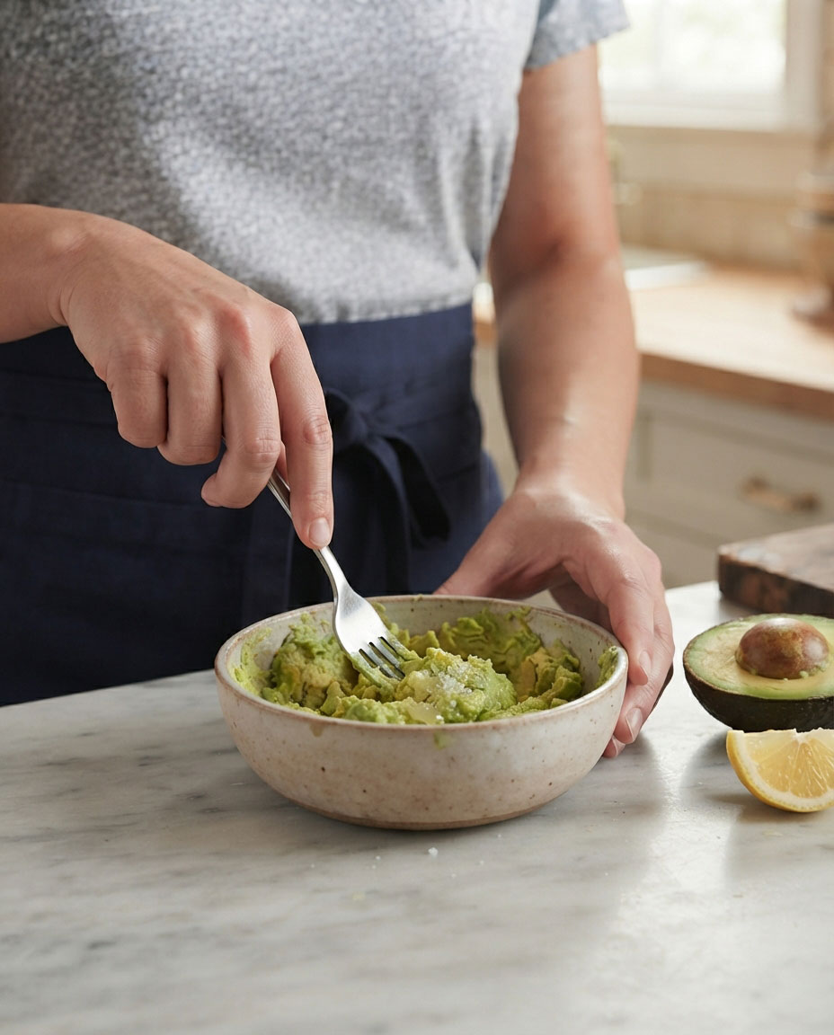 Preparazione dell'avocado