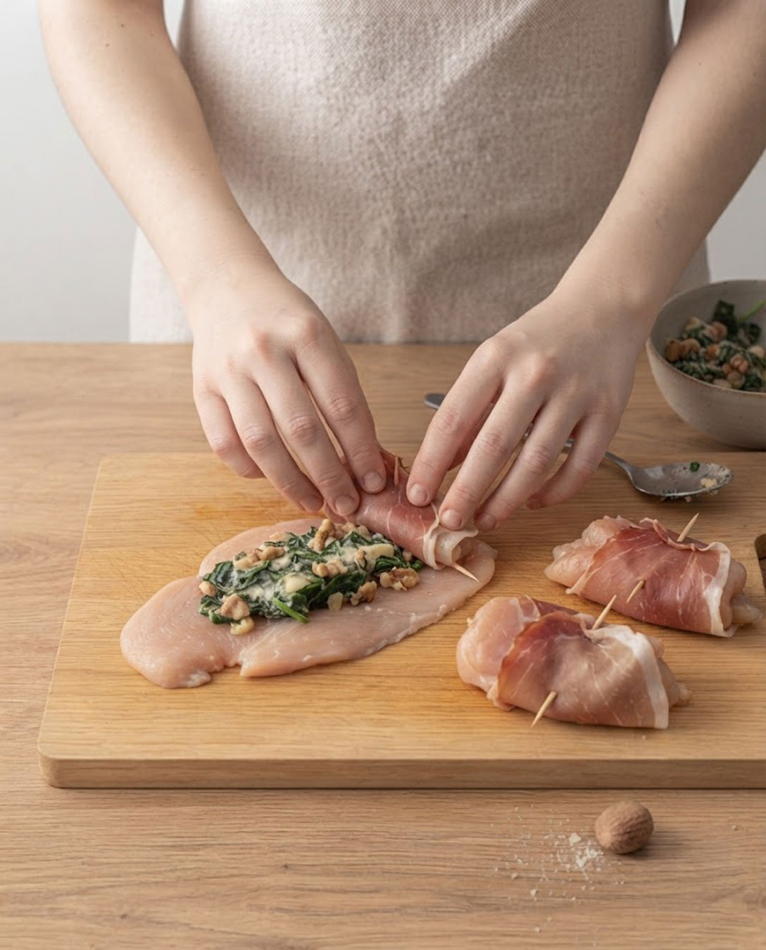 Forma gli involtini